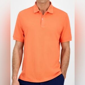 Men's Vibrant Orange Polo Shirt